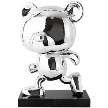 Статуэтка настольная iLedex BUSY BEAR 6710 M SILVER