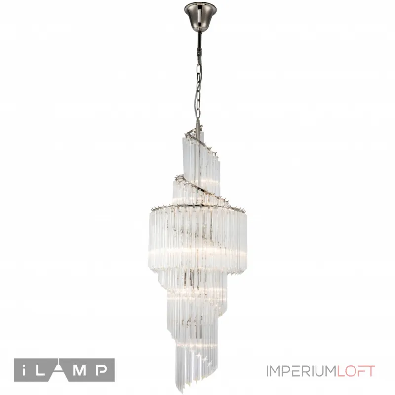 Подвесная люстра iLamp Manhattan 051D-11 Nickel Подвесная люстра iLamp Manhattan 051D-11 Nickel