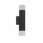 Светильник настенный iLEDEX Delta 2365-2 BK+SL от ImperiumLoft