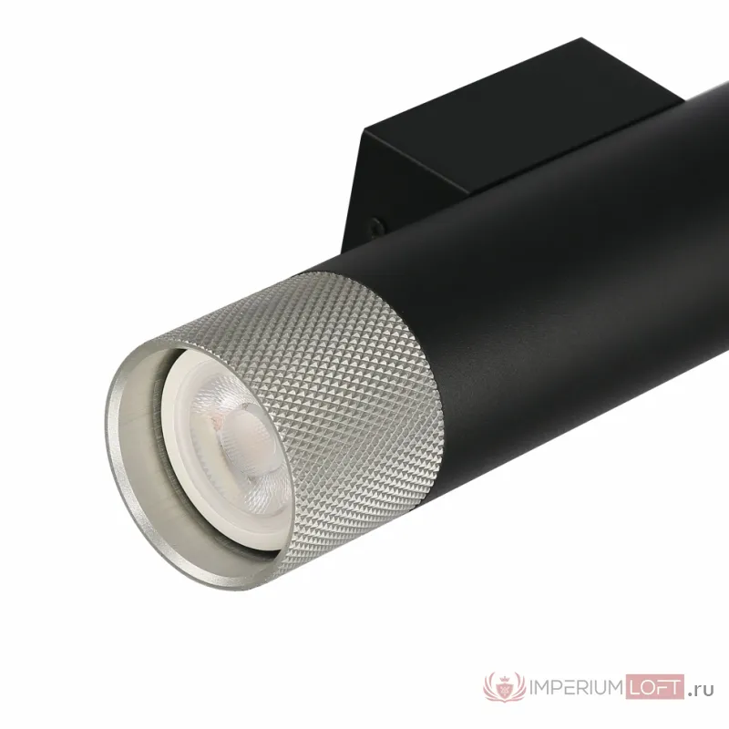 Светильник настенный iLEDEX Delta 2365-2 BK+SL от ImperiumLoft