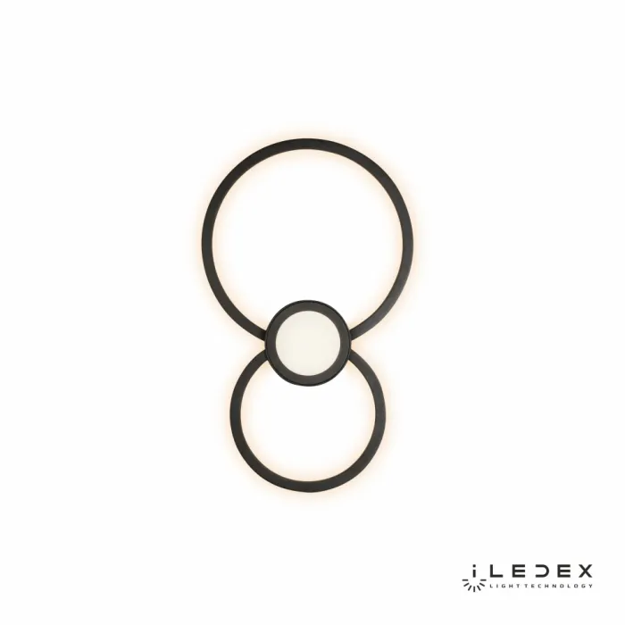 Настенно-потолочный светильник iLedex Galaxy X046124 24W 3000K Черный от ImperiumLoft
