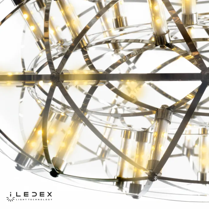 Подвесной светильник iLedex Stratosphere FTG-400-50 Хром от ImperiumLoft