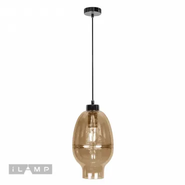 Подвесной светильник iLamp Relax AP9037-1 Коньяк от ImperiumLoft