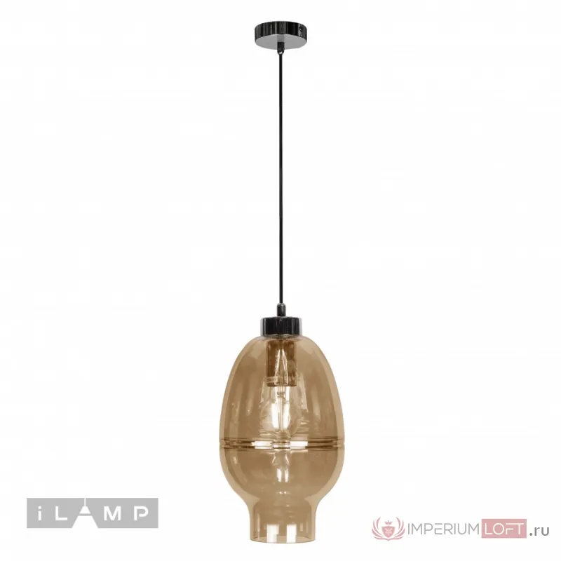 Подвесной светильник iLamp Relax AP9037-1 Коньяк от ImperiumLoft