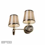 Настенный светильник iLamp Brooklyn W2401-2 Nickel от ImperiumLoft