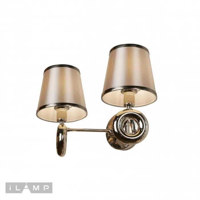 Настенный светильник iLamp Brooklyn W2401-2 Nickel от ImperiumLoft