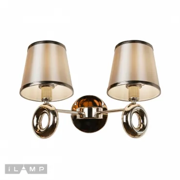 Настенный светильник iLamp Brooklyn W2401-2 Nickel от ImperiumLoft