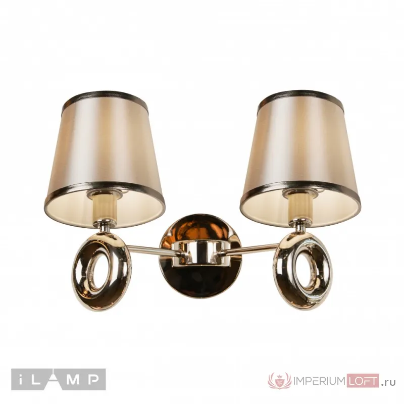 Настенный светильник iLamp Brooklyn W2401-2 Nickel от ImperiumLoft