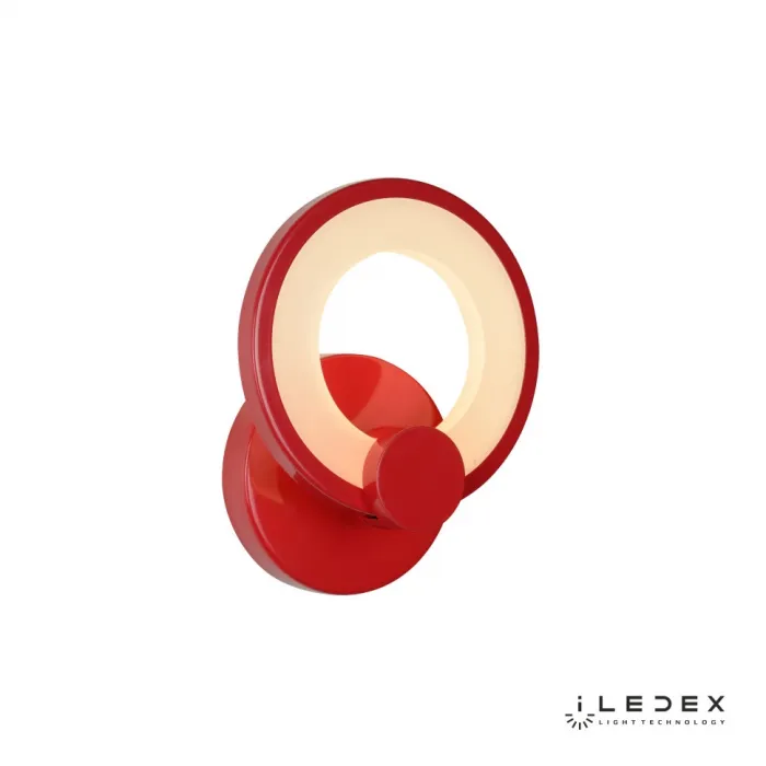 Настенный светильник iLedex Ring A001/1 Красный от ImperiumLoft
