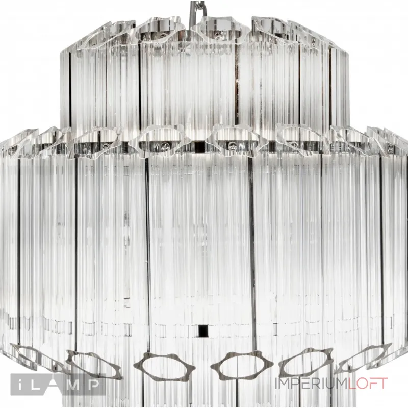 Подвесная люстра iLamp Destiny MD0267-4A CHROME+CLEAR
