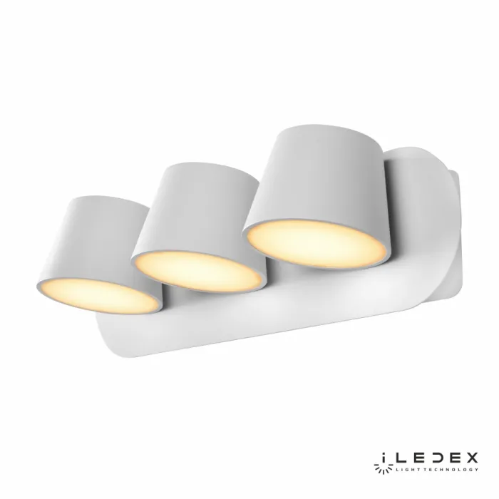 Настенный светильник iLedex Flexin W1118-3AS 3000K Белый от ImperiumLoft