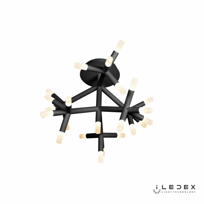 Потолочная люстра iLedex Savage FS-017-X25 3000K Чёрный от ImperiumLoft
