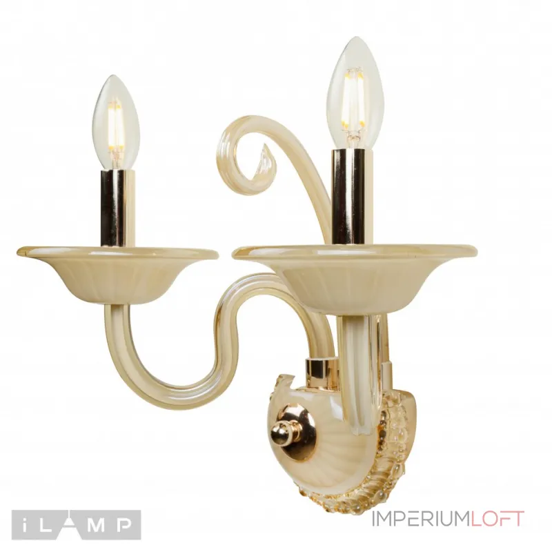 Настенный светильник iLamp Classic W2318-2 Золотой
