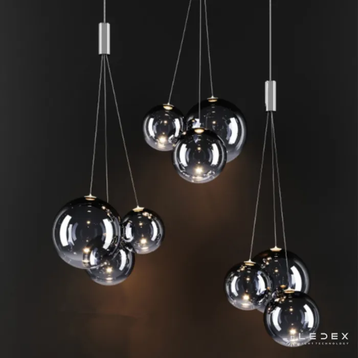 Подвесной светильник iLedex SELFIE 19152P/3-6W-3000K SILVER от ImperiumLoft