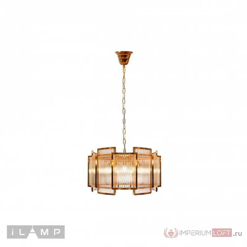 Подвесная люстра iLamp Tribeca MD0276-6A GOLD+CLEAR от ImperiumLoft