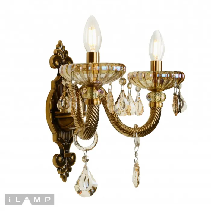 Настенный светильник iLamp Asia 81069-2 Бронзовый от ImperiumLoft