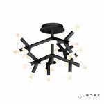 Потолочная люстра iLedex Savage FS-017-X25 3000K Чёрный от ImperiumLoft