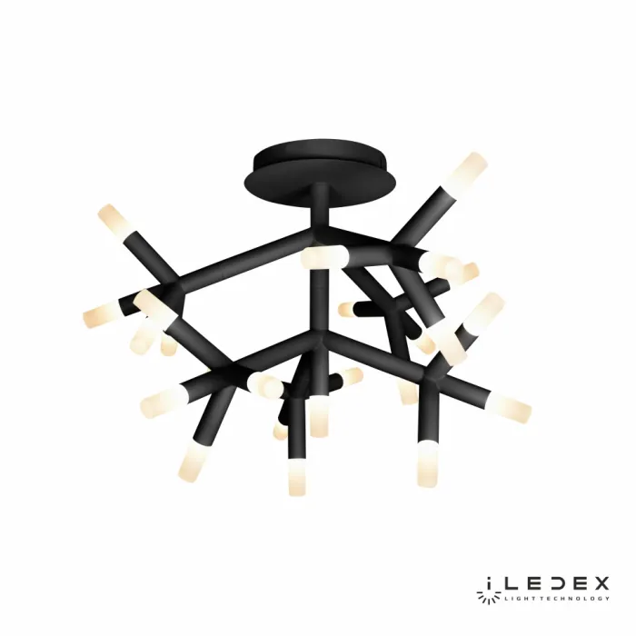 Потолочная люстра iLedex Savage FS-017-X25 3000K Чёрный от ImperiumLoft