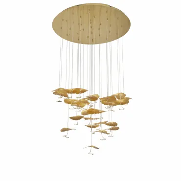 Подвесной светильник iLedex Lotus 8827P-19 BRASS