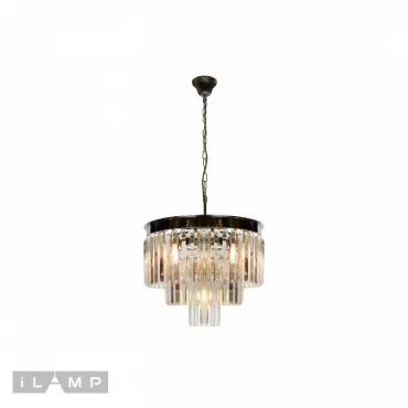 Подвесная люстра iLamp Triumph 7382/5+1P Хром от ImperiumLoft