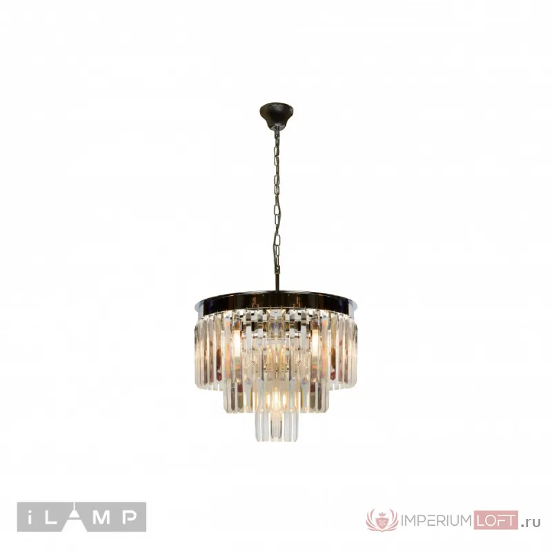 Подвесная люстра iLamp Triumph 7382/5+1P Хром от ImperiumLoft