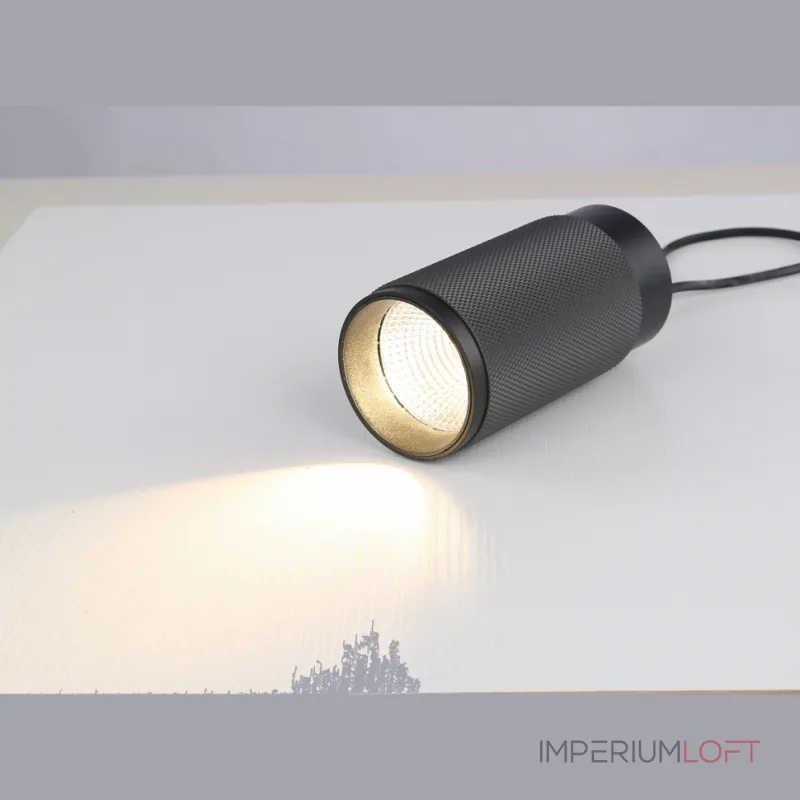 Светильник накладной iLEDEX Delta 1954-10W-3000K-36 BK+GRP