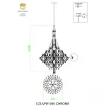 Подвесная люстра iLedex LOUVRE 999 CR