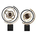 Статуэтка настольная iLedex SATURN 4171 S BLACK & GOLD от ImperiumLoft