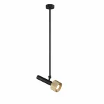 Светильник потолочный iLEDEX Delta 2361-1 BK+BR от ImperiumLoft