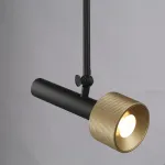 Светильник потолочный iLEDEX Delta 2361-1 BK+BR от ImperiumLoft