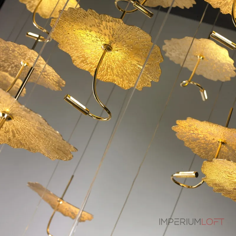 Подвесной светильник iLedex Lotus 8827P-19 BRASS Подвесной светильник iLedex Lotus 8827P-19 BRASS