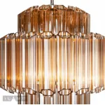 Подвесная люстра iLamp Destiny MD0267-4B CHROME+BROWN