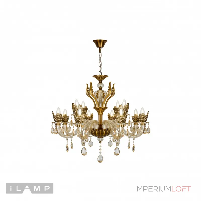 Подвесная люстра iLamp Asia 61078-8+4 Подвесная люстра iLamp Asia 61078-8+4