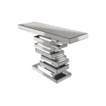 Консоль ArtHomeDecor Smart YJ011 стекло 120*35*78 серебристый