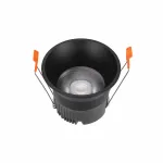 Светильник встраиваемый iLedex Mars DIM 212-12W-D95-3000K-24DG-BK