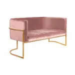 Диван ArtHomeDecor Woodstock ID-332 GL Pink
