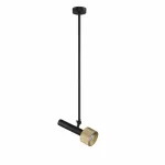 Светильник потолочный iLEDEX Delta 2361-1 BK+BR от ImperiumLoft
