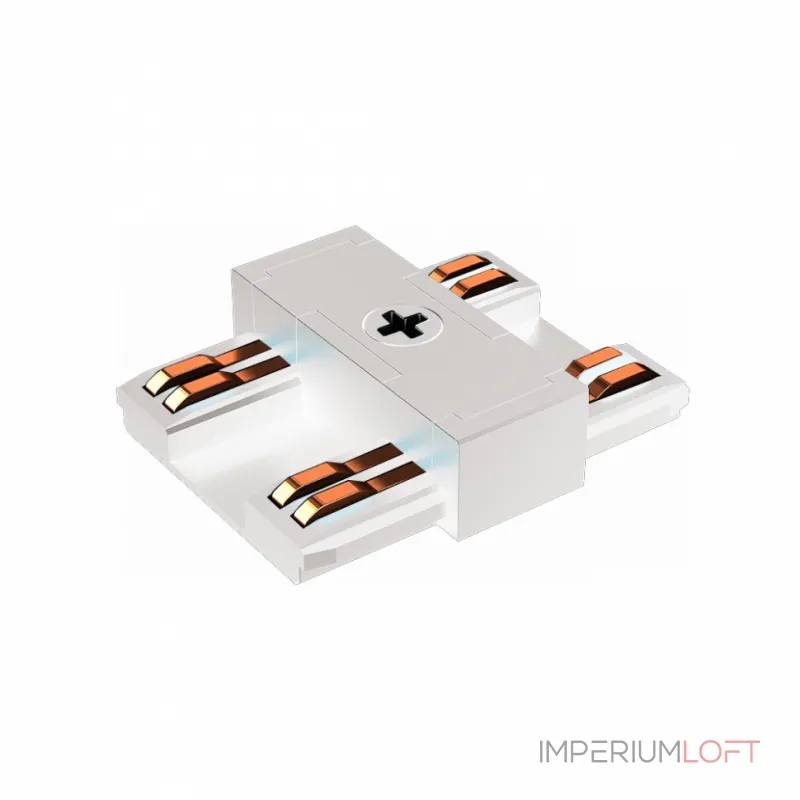 Коннектор питания прямой для ультратонкого шинопровода iLEDEX TECHNICAL VISION POWER CONNECT 4825-WH Коннектор питания прямой для ультратонкого шинопровода iLEDEX TECHNICAL VISION POWER CONNECT 4825-WH