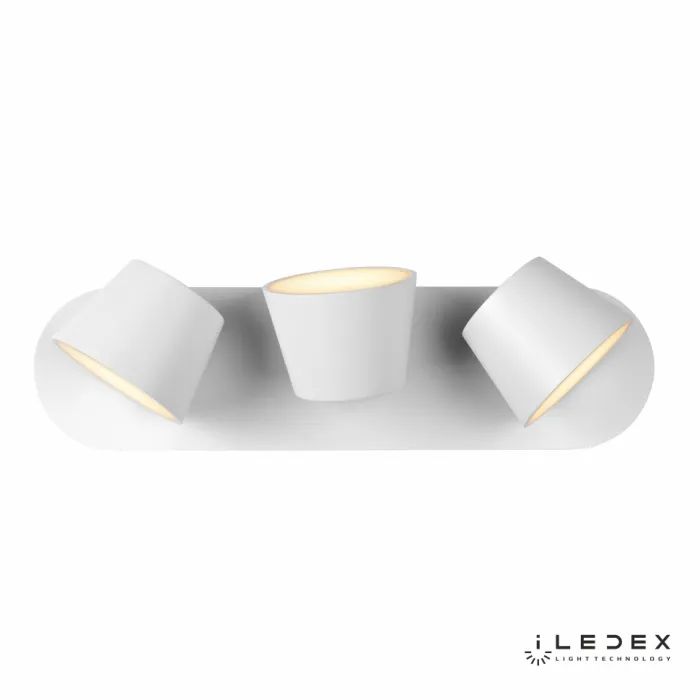 Настенный светильник iLedex Flexin W1118-3AS 3000K Белый от ImperiumLoft