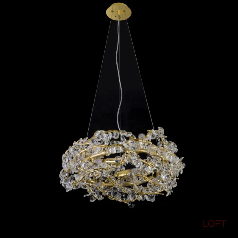 Подвесная люстра iLAMP Savage 9065-D600 GD Подвесная люстра iLAMP Savage 9065-D600 GD