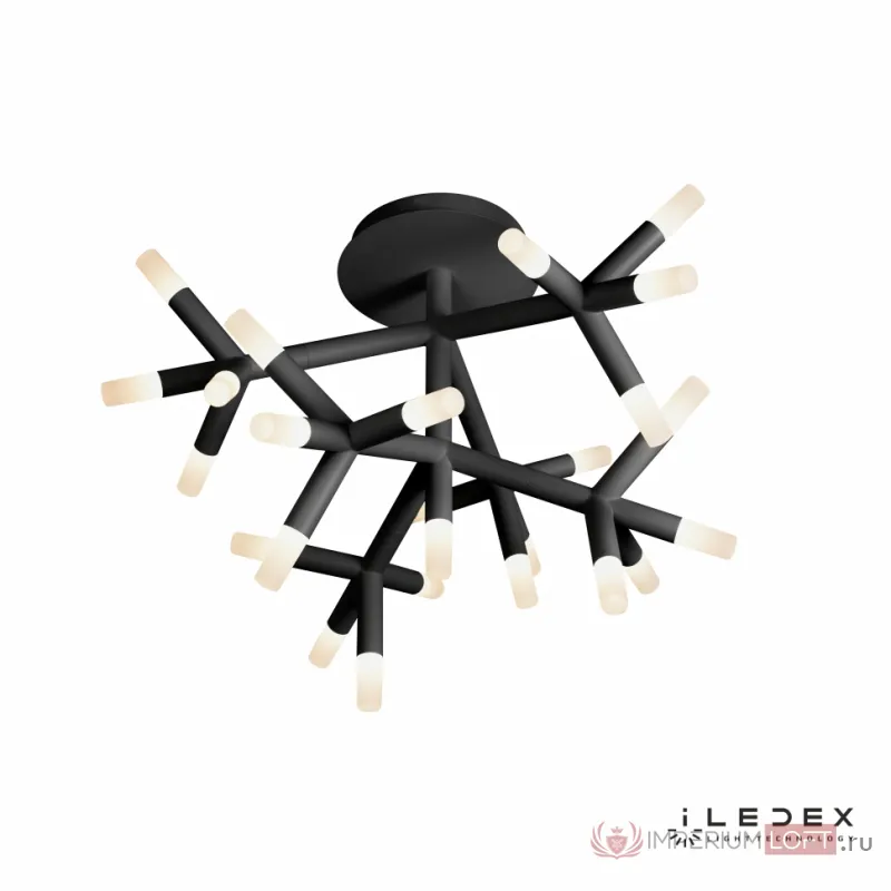 Потолочная люстра iLedex Savage FS-017-X25 3000K Чёрный от ImperiumLoft