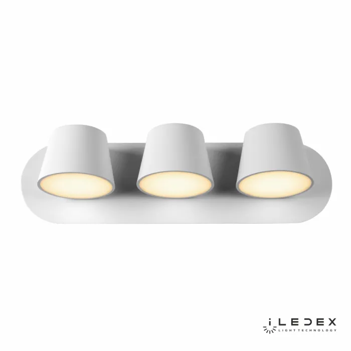 Настенный светильник iLedex Flexin W1118-3AS 3000K Белый от ImperiumLoft
