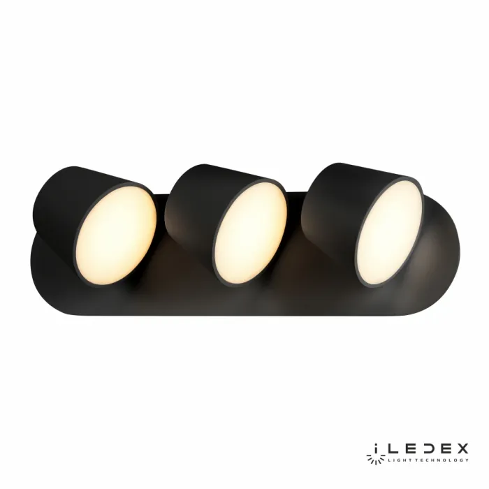Настенный светильник iLedex Flexin W1118-3AS 3000K Чёрный от ImperiumLoft
