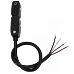 Ввод питания для радиусного шинопровода iLEDEX TECHNICAL VISION POWER INN 4822-R-BK