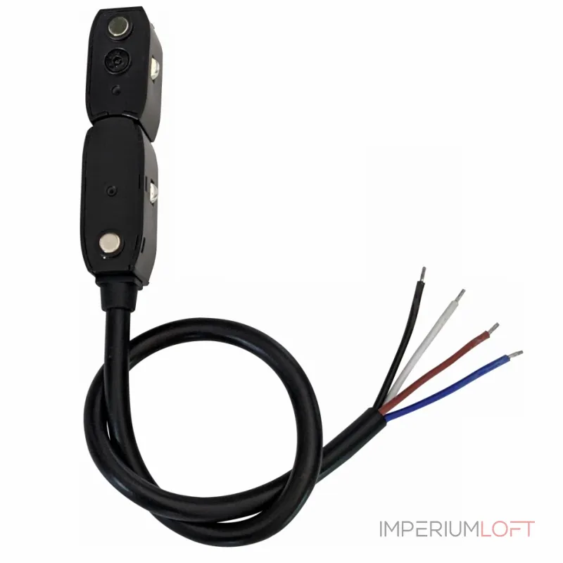 Ввод питания для радиусного шинопровода iLEDEX TECHNICAL VISION POWER INN 4822-R-BK