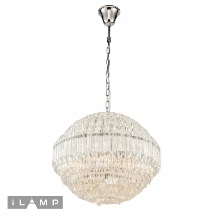 Подвесная люстра iLamp Manhattan 103D-10 Nickel от ImperiumLoft