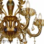 Подвесная люстра iLamp Asia 81069-6 Бронзовая от ImperiumLoft