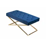 Банкетка ArtHomeDecor Cross ID-78 GL Blue