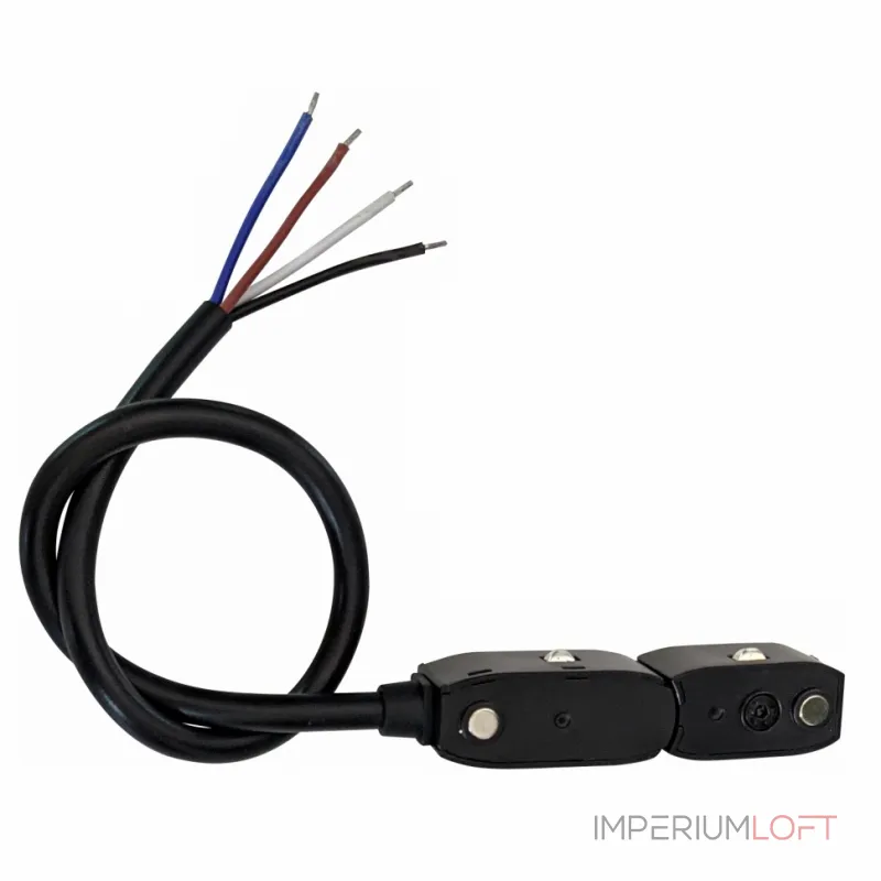 Ввод питания для радиусного шинопровода iLEDEX TECHNICAL VISION POWER INN 4822-R-BK