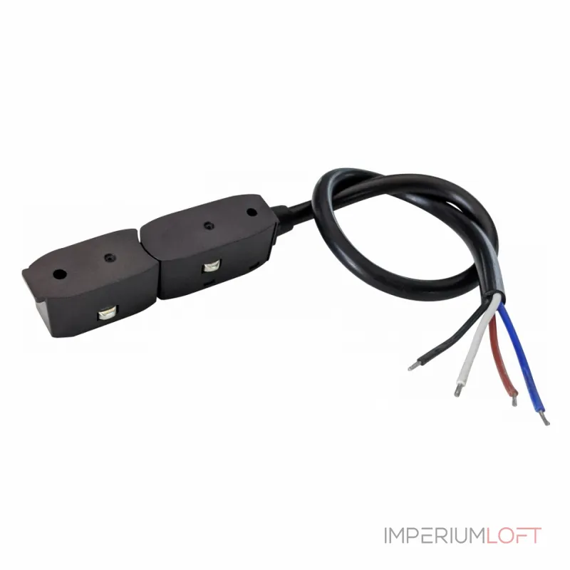 Ввод питания для радиусного шинопровода iLEDEX TECHNICAL VISION POWER INN 4822-R-BK